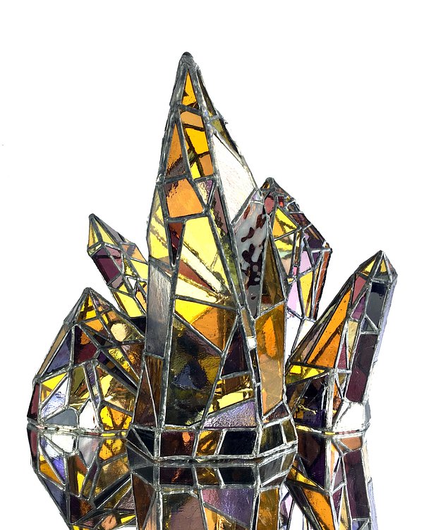 LEX SHUTE_ Glaskristall, 2020. Stained glass, 31x38x36cm_web