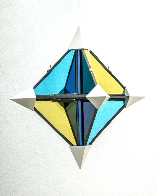 Lex Shute_Radar Reflector,2019.Glass, lead, concrete, 48x48x48cm_web