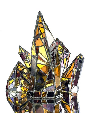 LEX SHUTE_ Glaskristall, 2020. Stained glass, 31x38x36cm_web