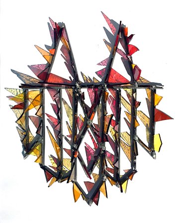 Lex Shute_Defraltic, 2020. Stained glass,34x26x11cm_web