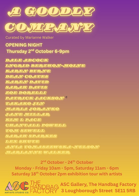 A Goodly Company poster 